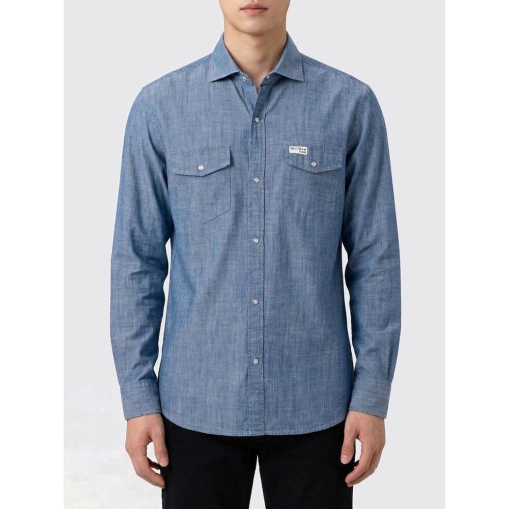 Fay Shirt Men Blue